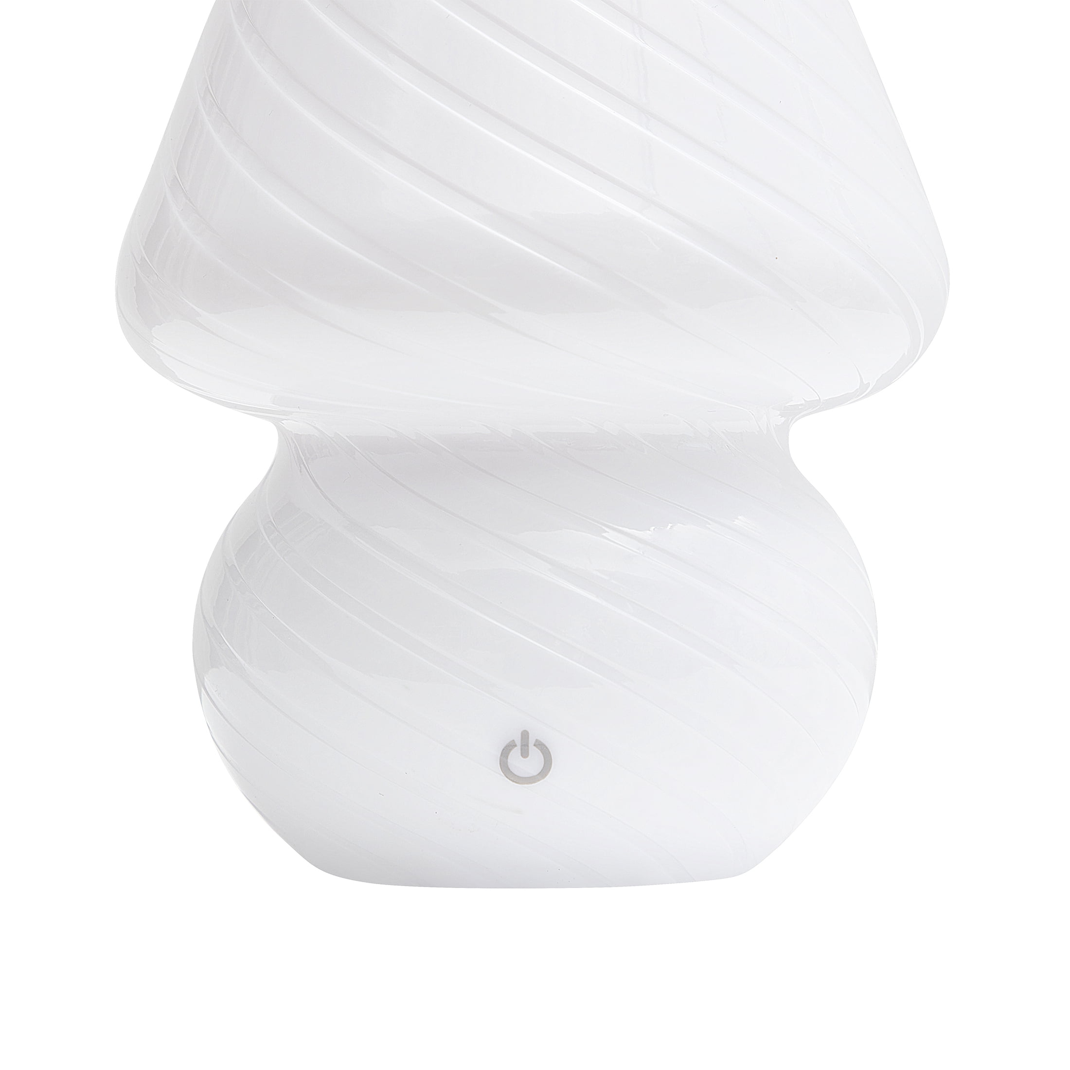 Mainstays 8" Color-Changing Mushroom Accent LED Lamp, White Stripe - Image 4
